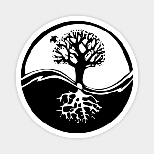 Tree Of Life Yin Yang Magnet